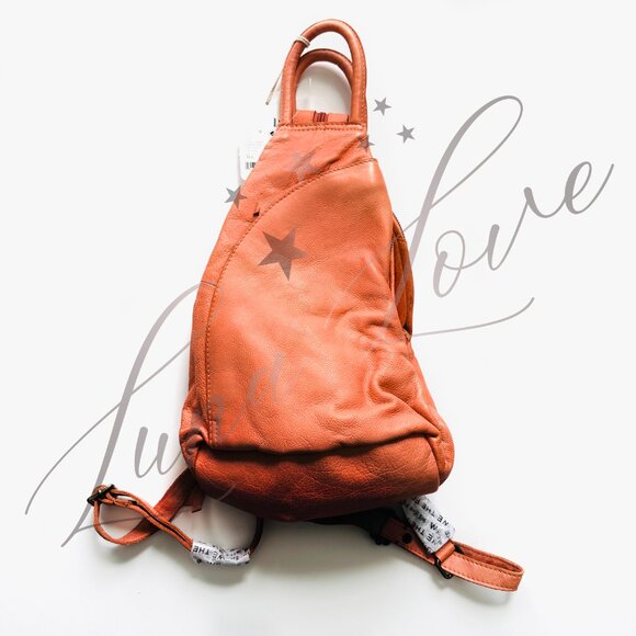 FREE PEOPLE We The Free Soho Convertible Sling Bag In Sunlit Brick NWT - Picture 2 of 10